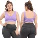 Reggiseno sportivo da allenamento taglie forti, top da allenamento per donna, supporto elevato, taglie grandi, traspirante, bella schiena arricciata, maglia cava, per corsa e yoga_voghion.com