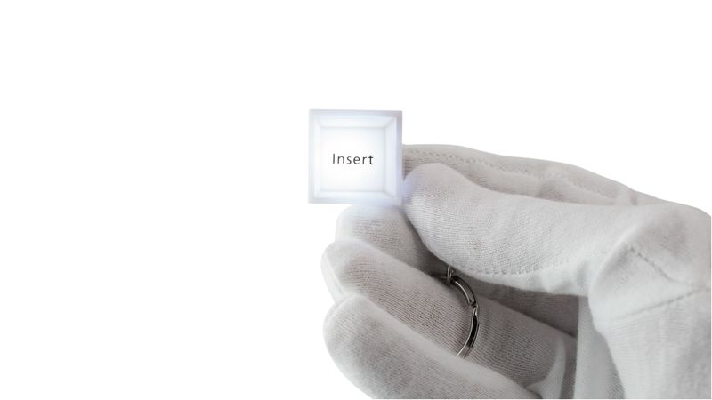 Light LED Insert Keyboard with Smooth-Action Excellence and LED Feel_voghion.com