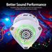 Wireless Bluetooth DJ Speaker Stage RGB Light,360° Rotating Disco Ball Night Light For KTV Bar Home Party Festivals_voghion.com