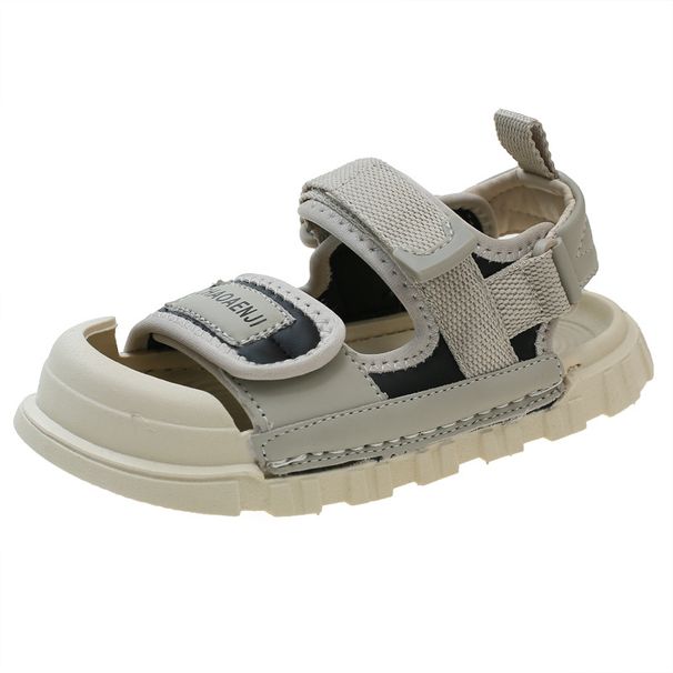 Erkek Sandalet 2024 Yeni Çocuk Yaz Plaj Büyük Çocuklar Nefes Alabilen ve Su Geçirmez Spor Ayakkabı, Küçük Erkekler_voghion.com