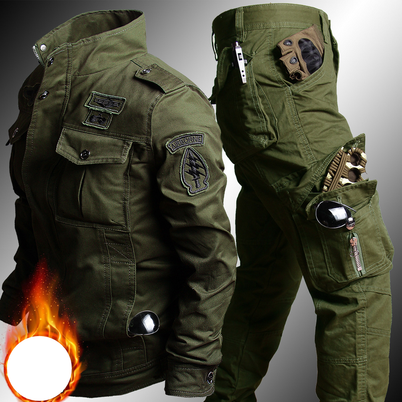 Men's Clothing Tactical functional workwear outdoor suit special forces work clothes men's mountaineering training uniform military camouflage uniform_voghion.com