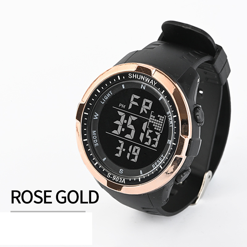 Orologio per bambini Orologio elettronico sportivo Orologio da uomo alla moda per il tempo libero Orologio impermeabile Orologio elettronico luminoso multifunzionale_voghion.com