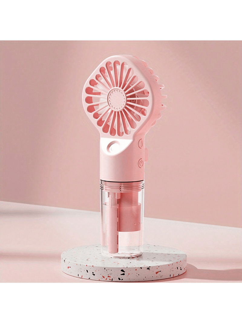 1 ventilateur portable à jet d'eau, silencieux, pour bureau, dortoir, fournitures d'été, outils de refroidissement, voyage en plein air_voghion.com