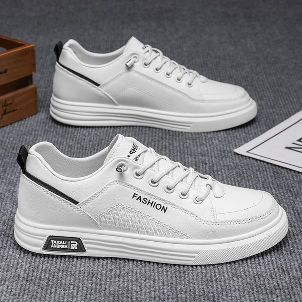 Lässige Slip-On-Sneaker für Herren – Atmungsaktive, leichte Schuhe mit runder Spitze für Frühling, Sommer und Herbst (Weiß, Schwarz, Beige)_voghion.com