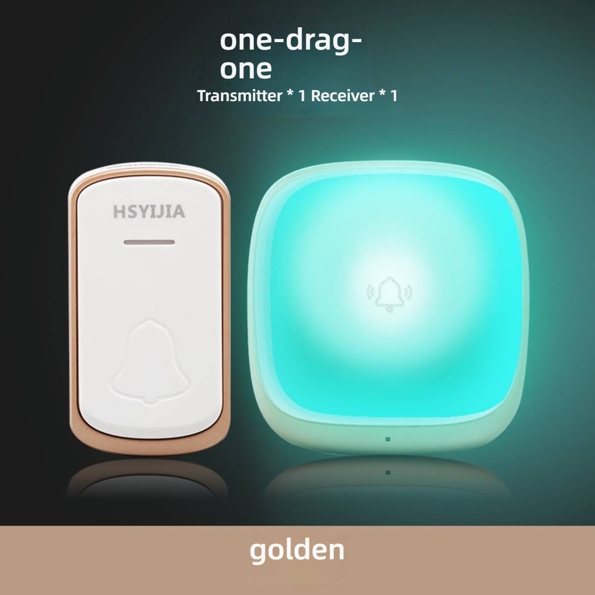 Wireless Doorbell With Ultra-Bright LED Flash & 36 Chimes – Long Range (10-50m), Battery-Powered, Ideal For Deaf & Elderly_voghion.com