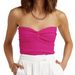 Women's Clothing Spring And Summer Solid Color Cross Knitted Woolen Tube Top Vest Top_voghion.com