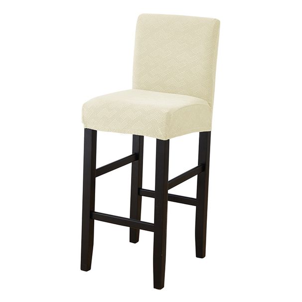 Coprisgabelli da bar geometrici nordici – Coprisgabelli elastici in poliestere per sedie da bancone e da ufficio (design a Z, antipolvere e traspiranti)_voghion.com