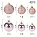 Lillian Cross-Border Hot-Selling In-Stock 42pcs Balls Festive Atmosphere Christmas Tree Decoration Ornaments Manufacturer_voghion.com