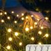 Lampes solaires à LED Firefly pour pelouse – Décoration de jardin activée par le vent avec deux modes (blanc chaud et RVB, 6/8/10 têtes, étanche, certifiée CE, interrupteur manuel)_voghion.com