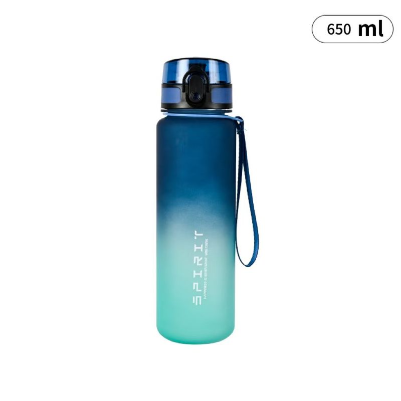 1l Large Capacity Gradient Sports Water Cup Fitness Kettle Summer Outdoor Portable Rope Plastic Water Cup_voghion.com