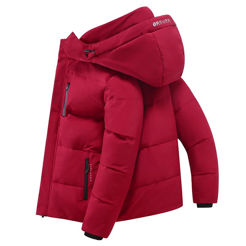 Veste d'hiver à capuche en duvet de canard blanc pour hommes, courts, d'âge moyen et âgés, pour l'extérieur, nouvelle collection_voghion.com