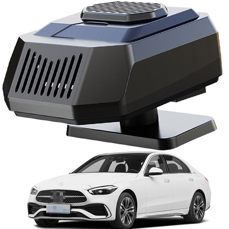 12V 150W Elektrikli Hava Soğutucu Hızlı Buz Çözücü Isıtma Döndürülebilir Araba Isıtıcısı ve Tüm Arabalar İçin Coog Fanı_voghion.com