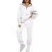 2023 New Women's Solid Color Pocketless Sweater Pants Sweatshirt Set_voghion.com