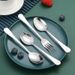 304 Stainless Steel Salad Fork Integrated Eating Noodle Dessert Soup Spoon Tableware Gift_voghion.com