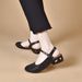 Women's Sandals 2024 Summer New Style Closed Toe Sandals With Hollow Back Mesh Hot Diamond One Strap Flat Shoes With Hollow Side Loafers_voghion.com