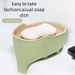No-Drill Household Portable Non-Slip Elephant Soap Dish With Lid Countertop Storage Rack_voghion.com