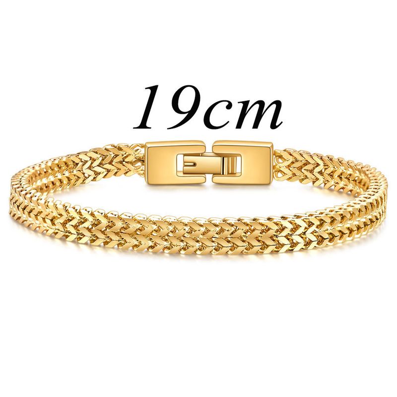 Heren hiphop Raphap brede 6 mm kielslangketting titanium stalen armband_voghion.com
