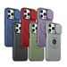 Coque de protection antichoc de luxe pour iPhone 15, 14, 13, 12, 11 Pro Max, X, XR, XS Max, 7, 8 Plus, SE2, support magnétique, protection d'appareil photo_voghion.com