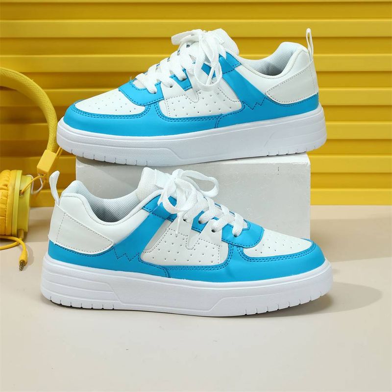 2025 Fashion Sneakers Couple's Thick Soled Skateboard Breathable Lightweight Casual Sports Student Outdoor Versatile Trendy Running Shoes 35-45_voghion.com