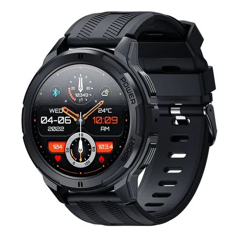 C25 Smartwatch: 123 sportmodi, gezondheidsmonitor voor de hele dag (hartslag/SpO2/bloeddruk), slimme meldingen en oproepen_voghion.com