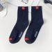 Hot Sale Trendy Versatile Mid-Calf Long Letter Sports Four Seasons Men's Business Socks_voghion.com