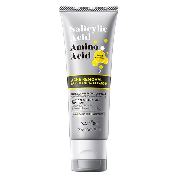 SADOER Acne Removing Brightening Facial Cleanser to delikatny i niedrażniący środek czyszczący na trądzik u studentów_voghion.com