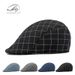 Cappello per uomo e donna, basco casual a quadri con becco d'anatra, berretto in stile britannico, primavera ed estate_voghion.com