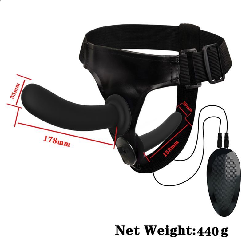 Lesbesch Strapon Fernbedienung Vibrator Sexuell Geschirr Strap-On Strap-on Dildo Sexspillsaachen fir Koppelen_voghion.com