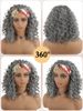 Synthetisches Haar, neue Perücken für afrikanische Damen, schwarzes Eisband, handgewickelt, kleines lockiges Haarset, mehrere Farben optional_voghion.com