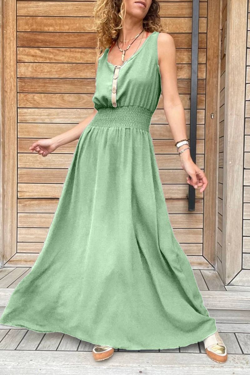 outdoor summer hot women's vest patchwork dress_voghion.com