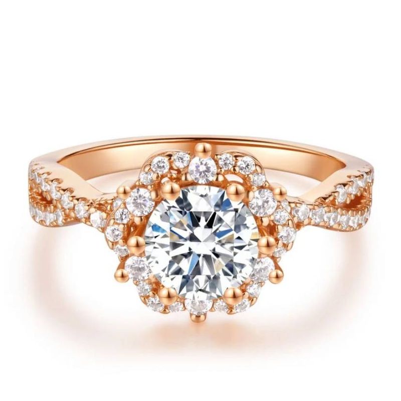 Anillo de compromiso de plata con moissanita y princesa Elsa para mujer, con incrustaciones de diamantes, modelo de alta calidad._voghion.com