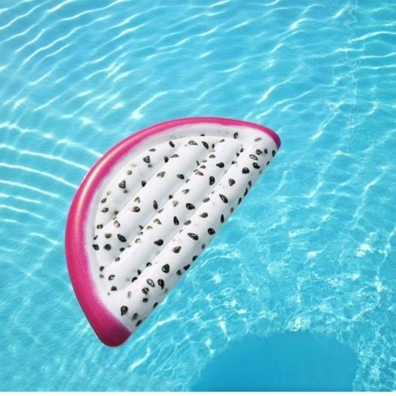Koła do pływania Dragon Fruit Pływający rząd Nadmuchiwany pływający rząd Pływające łóżko Wodny leżak Sofa Nadmuchiwane łóżko_voghion.com