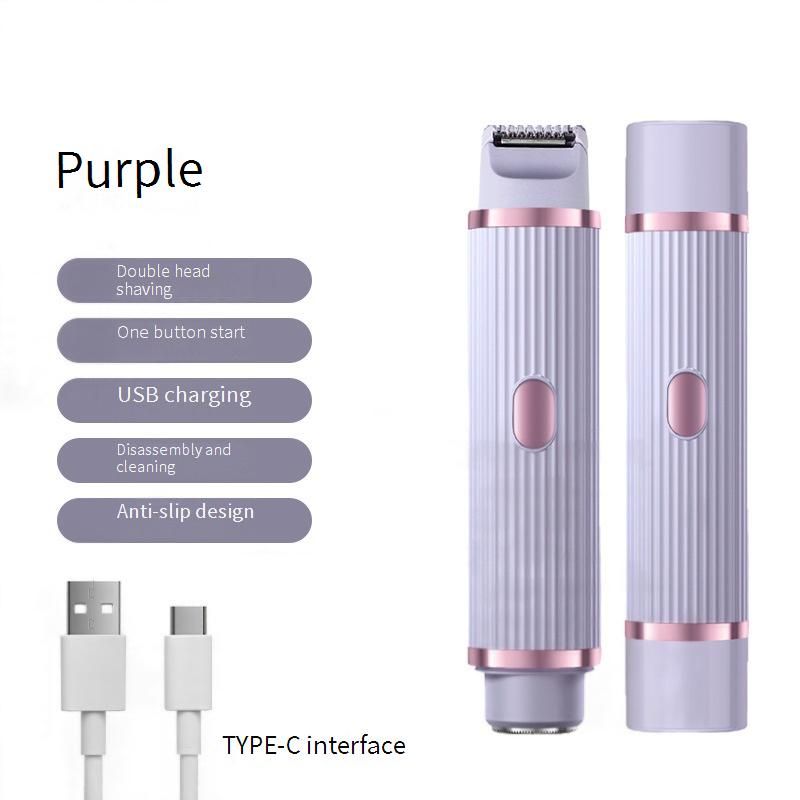 Epilator Electric Shaver, Ladies' Full Body Hair Removal Device, One Machine For Multiple Uses, Leg Hair, Private Parts, Pubic Hair Trimming Artifact_voghion.com