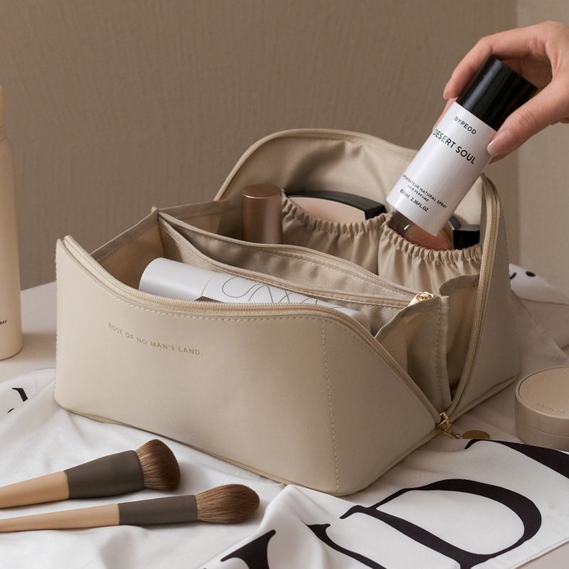 Weibliche Ins Make-up Tasche Große Kapazität Neue Tragbare Reise Kulturbeutel PU High-end-kosmetik lagerung tasche im namen der haar_voghion.com