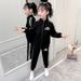 Children's Clothing Girls Sports Set Spring And Autumn Clothing Children Fashion Girls Casual Two-piece Set Tide_voghion.com