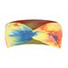 Neues modisches Tie Dye Elastisches Stoffkreuz Haarschmuck für Frauen Yoga Laufsport Stirnband_voghion.com