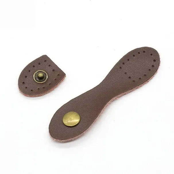 1PC Leather Metal Snap Handmade Wallet Card Pack Hasp Clasp Buckle Purse Handbag Button Bag Part Accessor_voghion.com