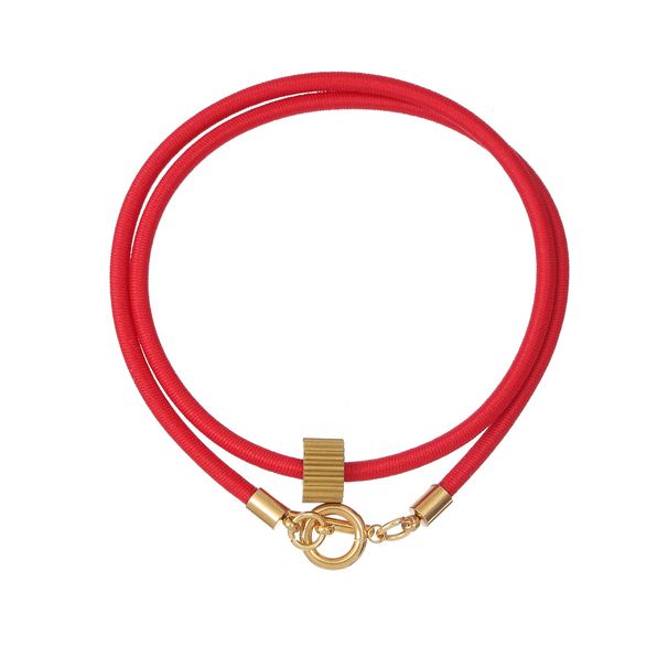 Gold Tungsten Carbide OT Buckle Double Layer Bracelet Window Broken Glass Escape Hand Rope Men And Women Jewelry_voghion.com