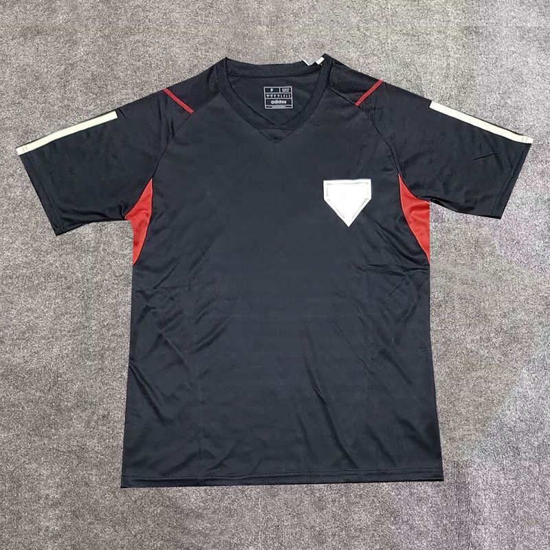 23-24 S ã o Paulo training korte mouwen volwassen voetbalshirt Thaise versie zwart speluniform eendelig_voghion.com