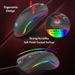 Redragon M711 PC Gaming Mice Wired 7 Programmable Buttons Customizable RGB 10,000 DPI Ergonomic Mouse_voghion.com