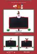 Christmas decoration supplies three-dimensional cartoon Computer cover non-woven computer dress-up _voghion.com