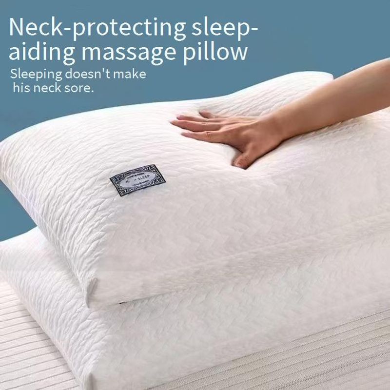 Orthopedic Memory Foam Pillow For Neck Pain Relief High Loft Pillow With Breathable Knit Cover (Hypoallergenic Supportive Core Machine Washable)​_voghion.com