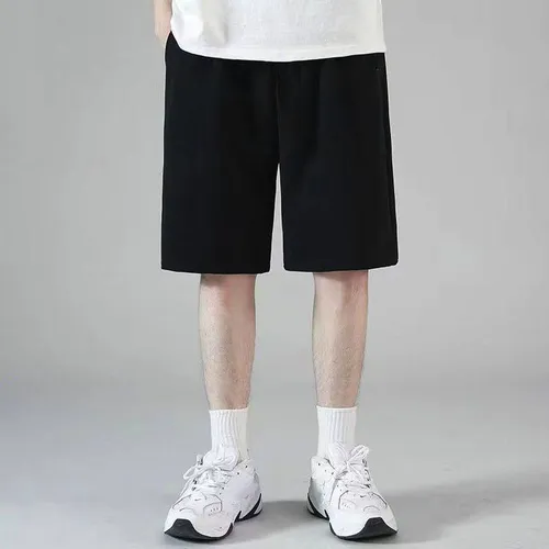 Herenkleding Shorts Heren Zomer Dun Koreaans Los Grote Maat Casual Veelzijdig Strandbroek Stretch Fitness Sportbroek_voghion.com