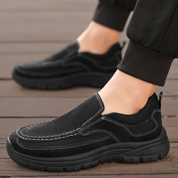 Unbeatable Quality Unbeatable Quality Large Size 2025 Spring New Fashion Casual Men's Loafers Comfortable And Lightweight Dad Shoes_voghion.com