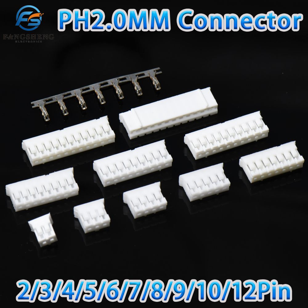 20/40 Sets JST PH 2.0 Female Material PH2.0 2mm Pitch Connectors Leads Headers PH-Y PH2.0MM Housing_voghion.com