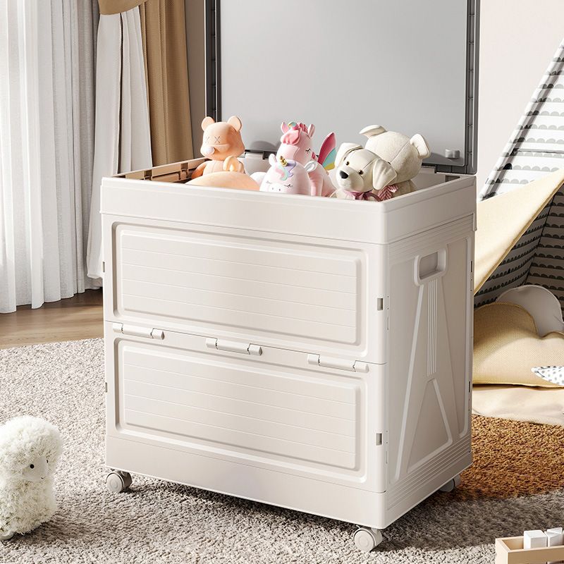 Boîte de rangement pliable avec couvercle – Organiseur polyvalent pour vêtements, jouets et collations (solution de rangement domestique peu encombrante)_voghion.com