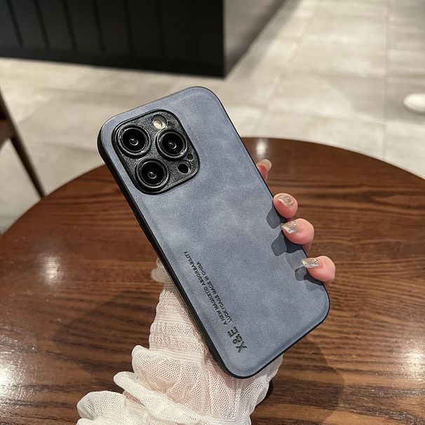 Luxury Car Magnetic Leather Texture Case for iPhone 14 13 12 11 Pro Max 14Plus XR XS X 7 8 Soft Silicone Bumper Shockproof Cover_voghion.com