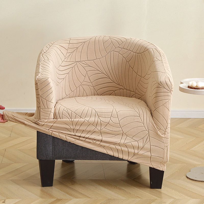 JacquardTubChairCoverElasticSingleArmchairSofaCoversHomeRelaxClubChairSlipcoversSolidColorforHotelBarCounter_voghion.com