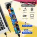 Professional Barber Clipper Set – Cordless Hair Trimmer Kit With Graffiti Design & Detachable Blades (USB Charging, Low Noise 36dB)_voghion.com