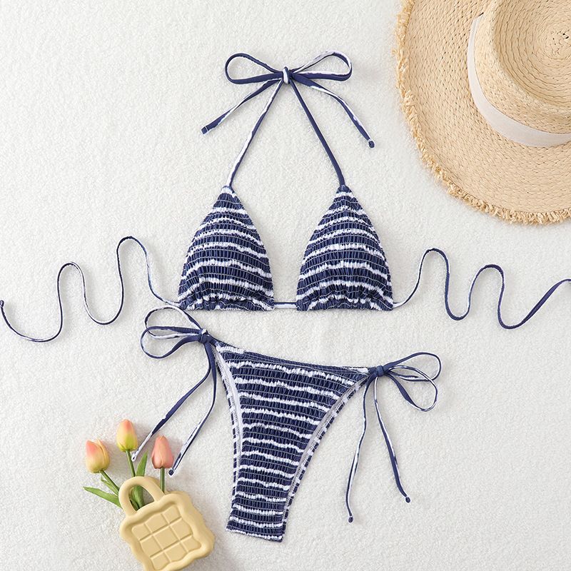 Yonghe, bikini sexy de plajă, cu decolteu halter, fără spate, în stil nou, producători europeni și americani transfrontalieri, costume de baie en-gros_voghion.com